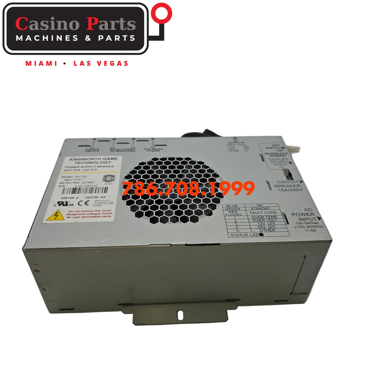 Ainsworth A600 / A640 Power Supply Power Supplies