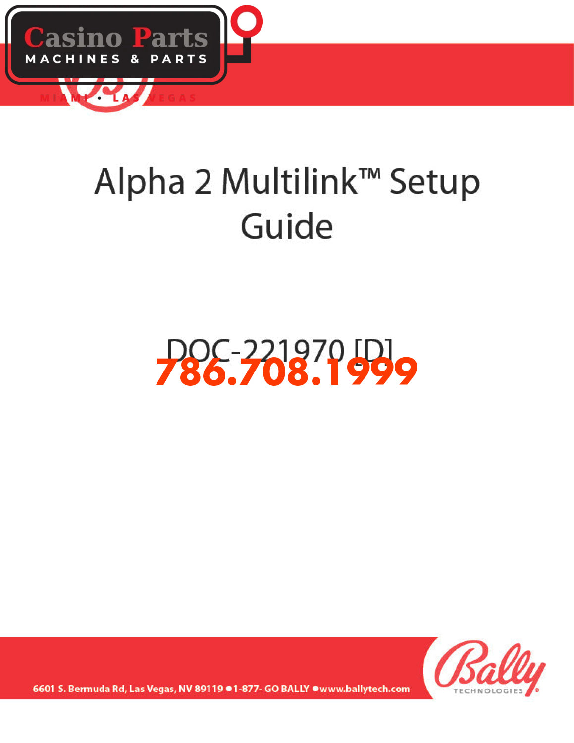 Alpha 2 Multilink™ Setup Guide Manuals (Digital Download)