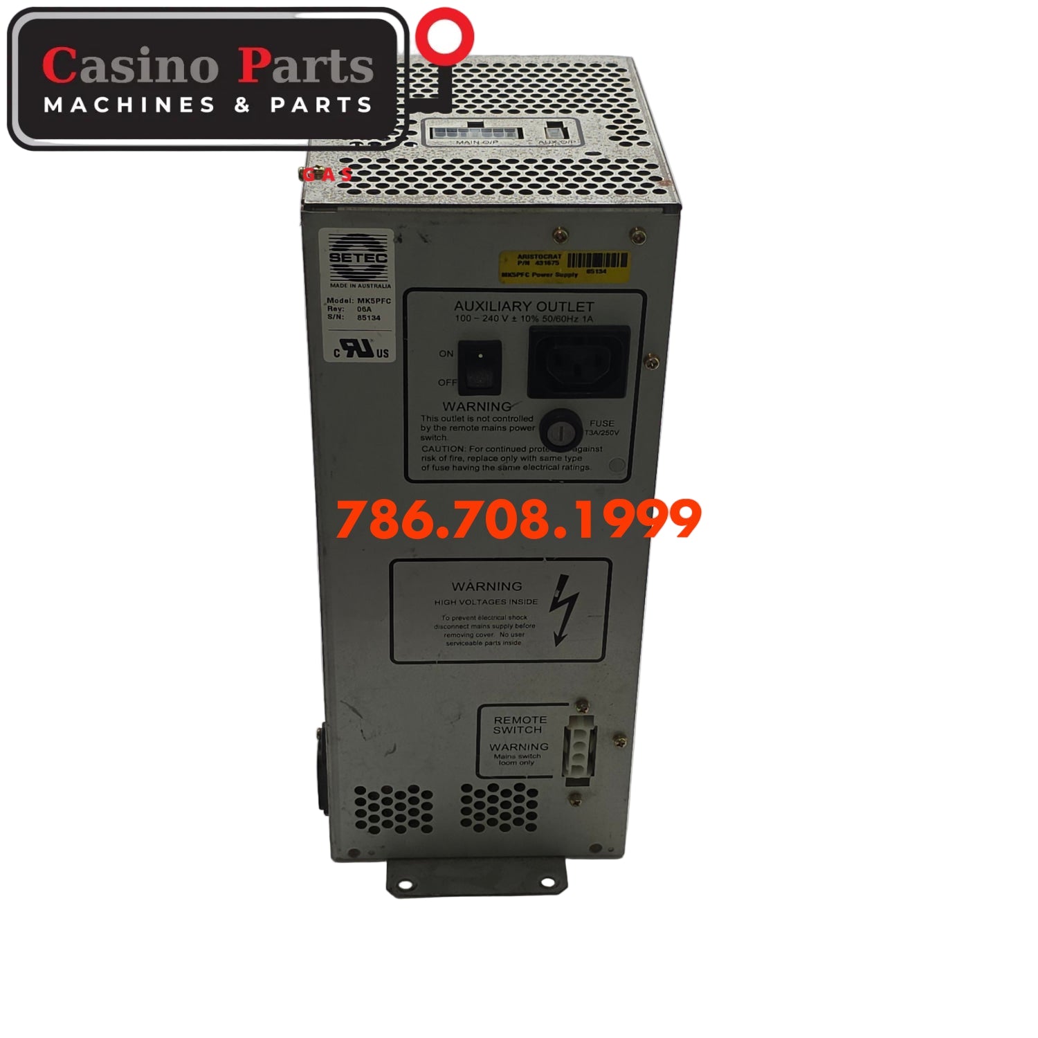 Aristocrat MK6 Power Supply Power Supplies