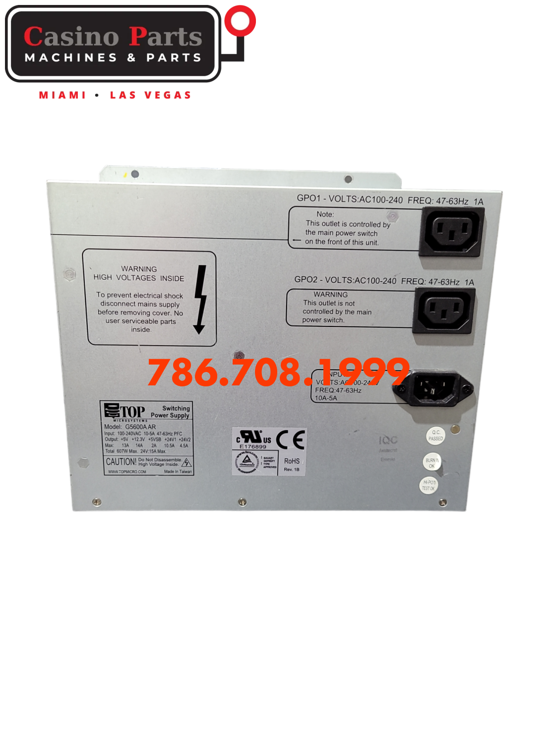 Aristocrat Viridian - 600W Power Supply Supplies