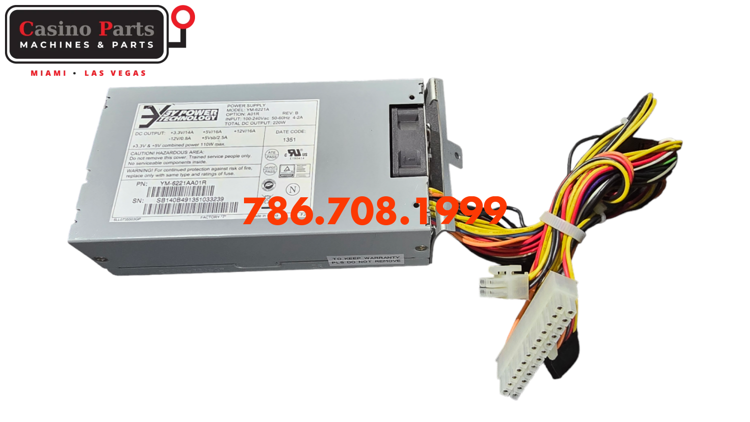 Bally Alpha - 100 - 240V Power Supply Supplies