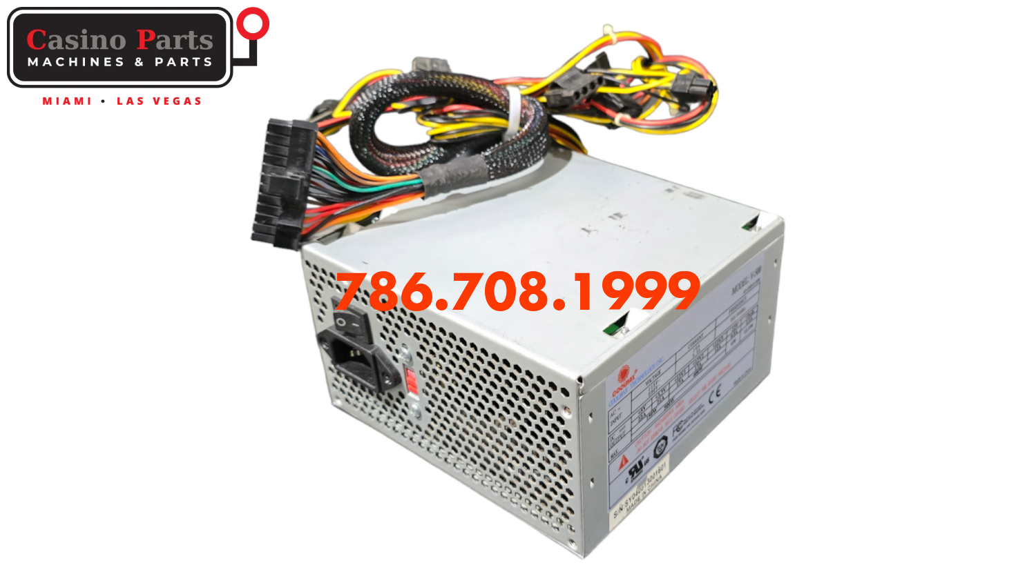 Wms Bb1 - 500W Coolmax Power Supply Supplies