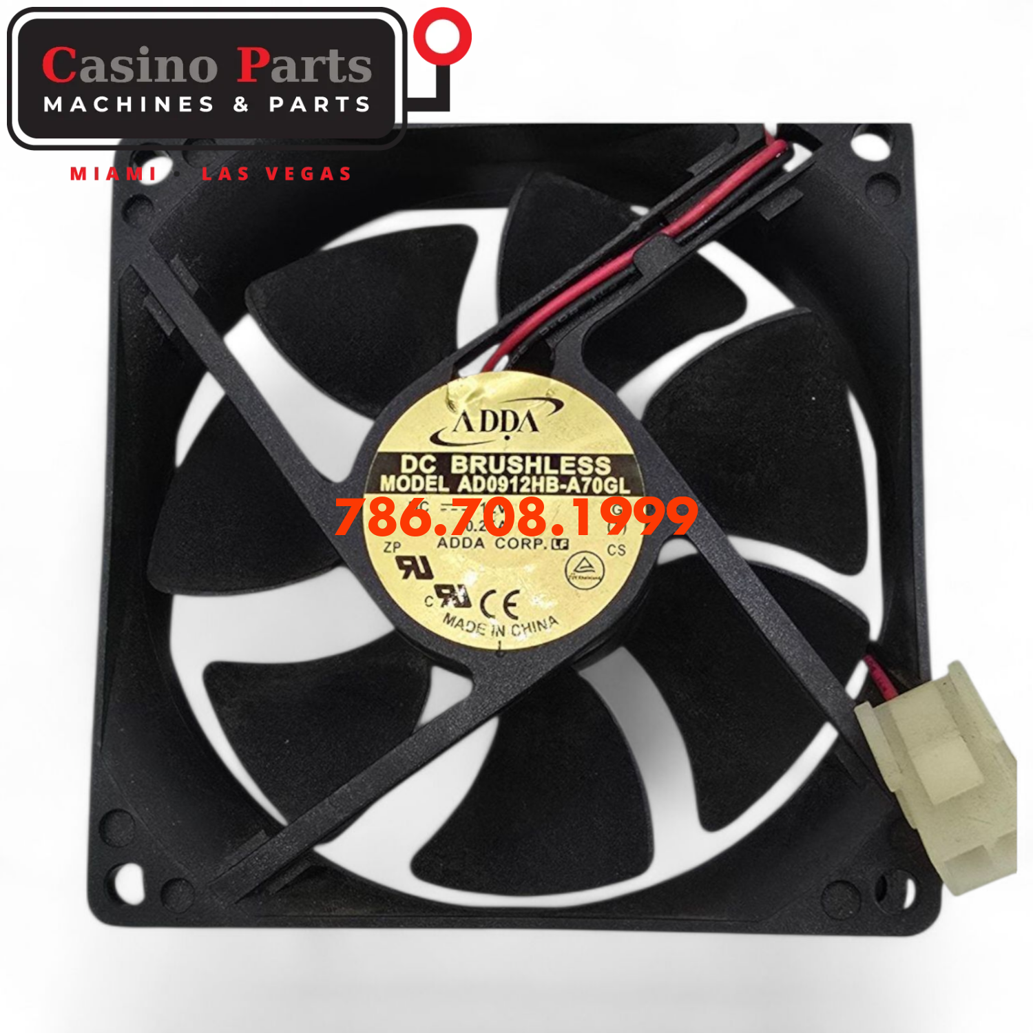 Fan Assembly Brushless DC12V 0.25A Fan