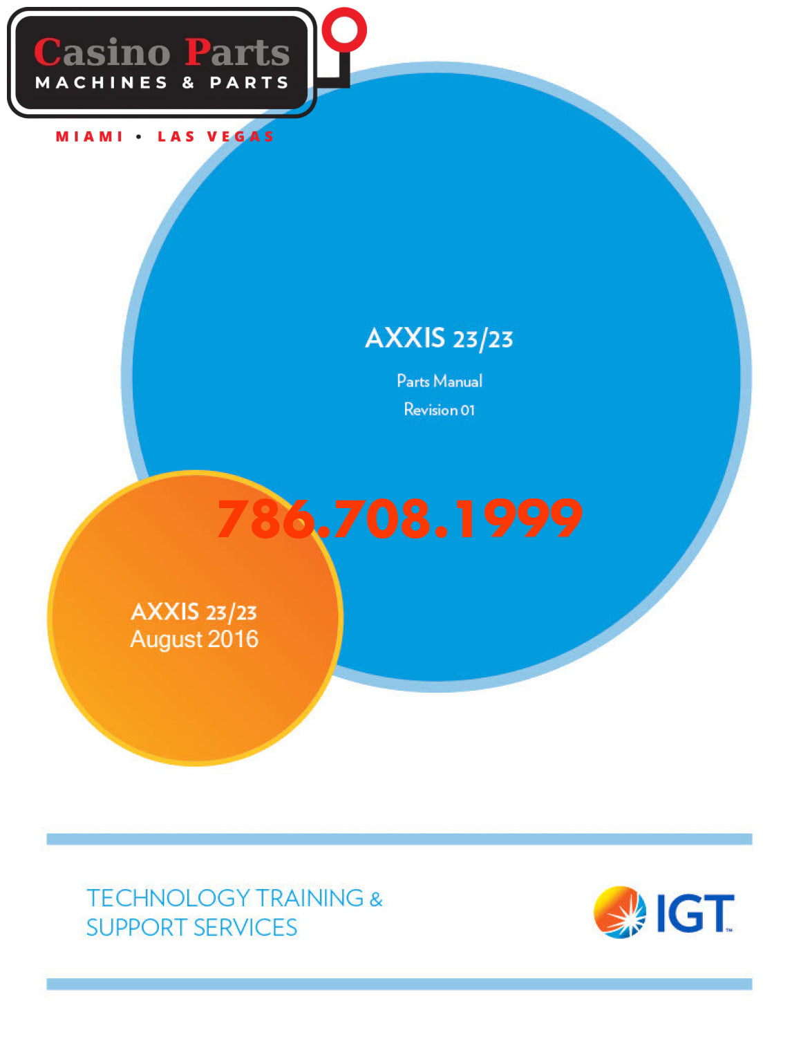 IGT AXXIS-2323-Parts-Manual Manuals (Digital Download)