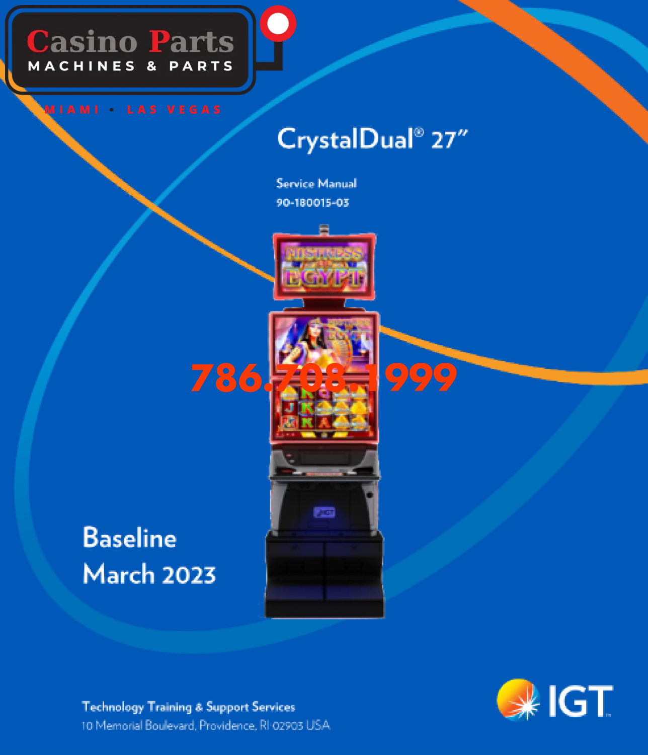 IGT Crystal Dual 27'' - Service Manual