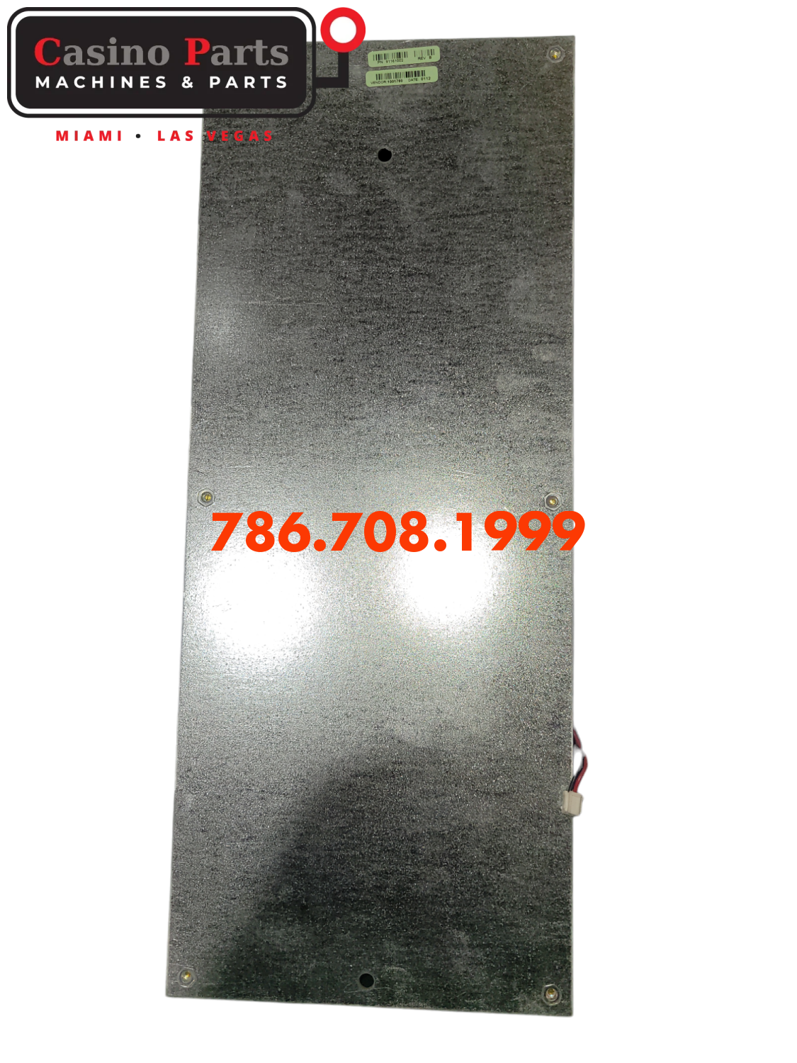 Igt G20/G23 - Smld Backplane Board W/ Batteries + Metal Back Plane