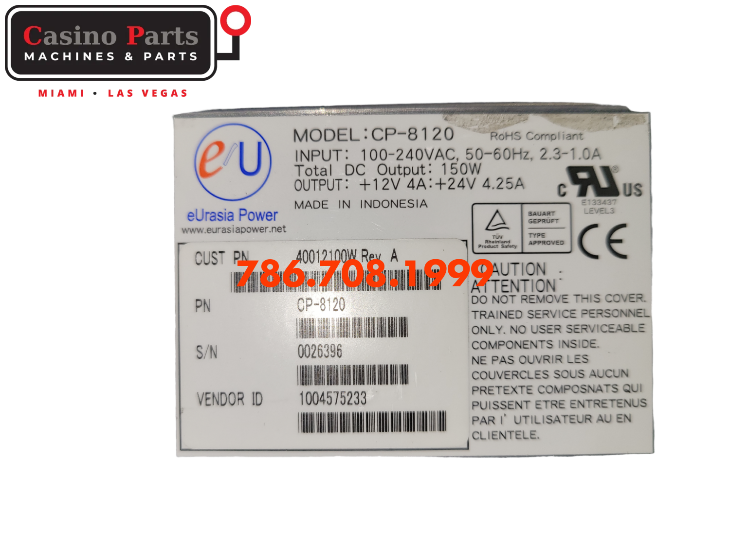 Igt Savp Top Lcd Power Supply 150W