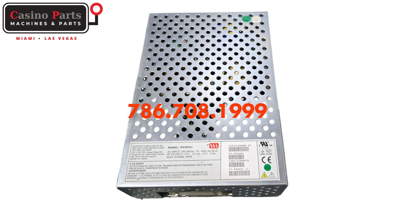 Igt Gameking - 300W Power Supply Supplies