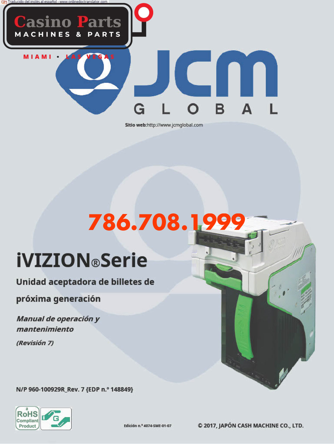 IVIZION Serie Manual de Operacion Manuals (Digital Download)