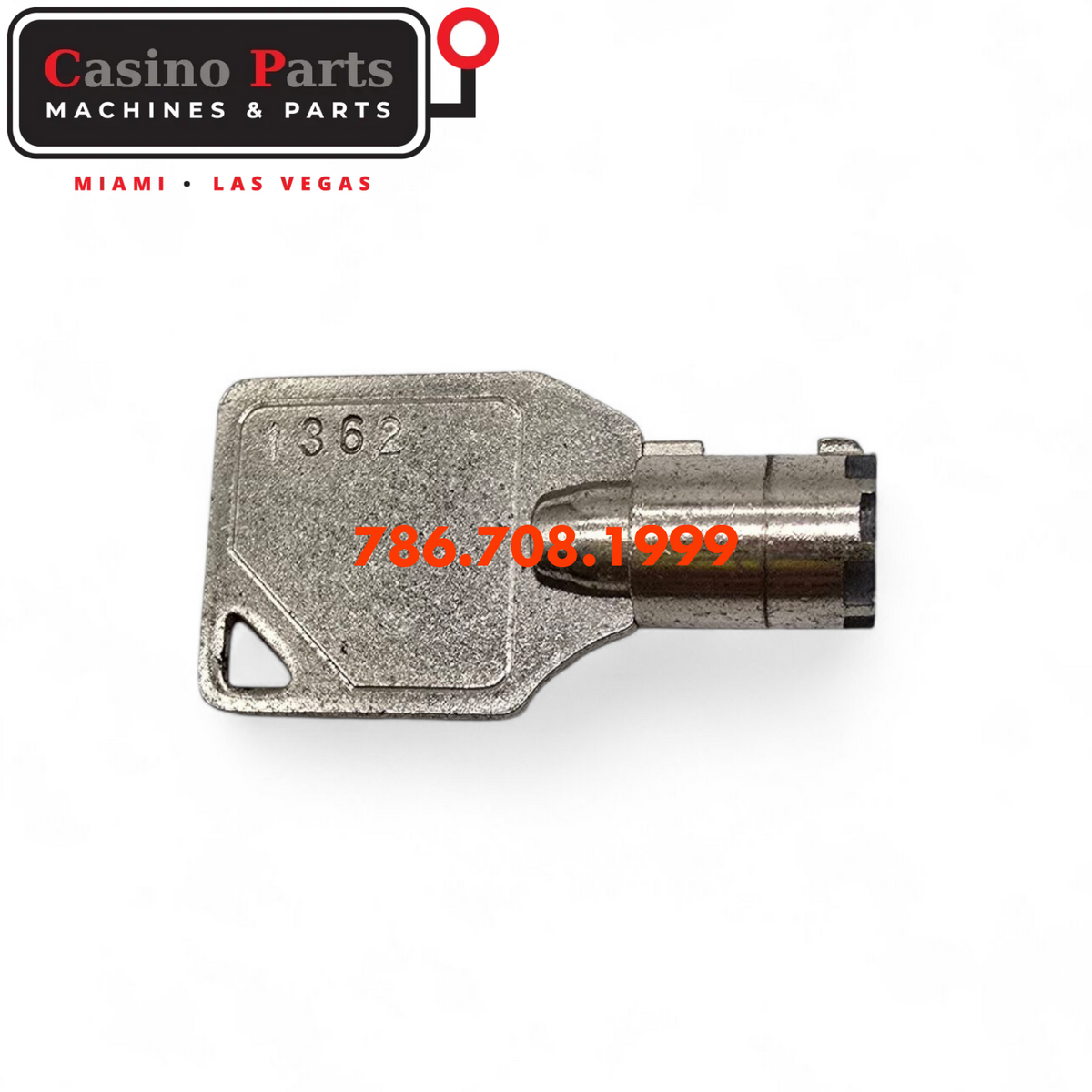 Key Round Barrel Code 1362 Key