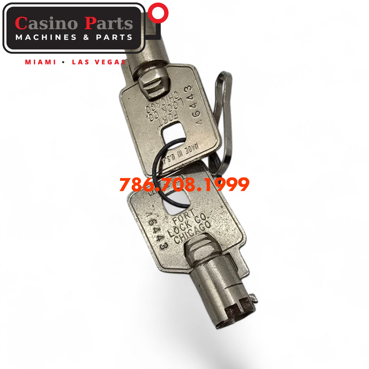 Key Round Barrel Code 46443 Key