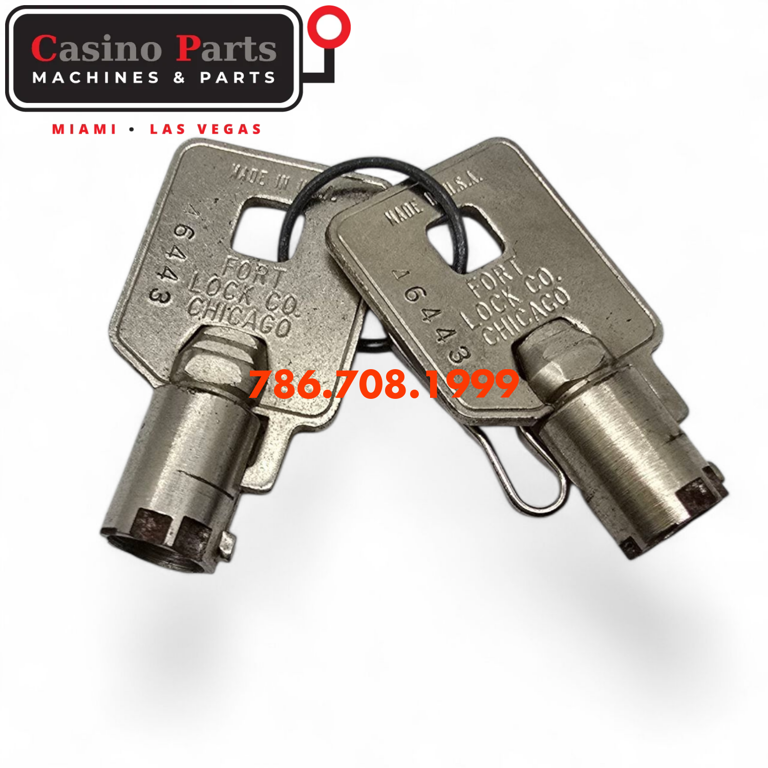 Key Round Barrel Code 46443 Key