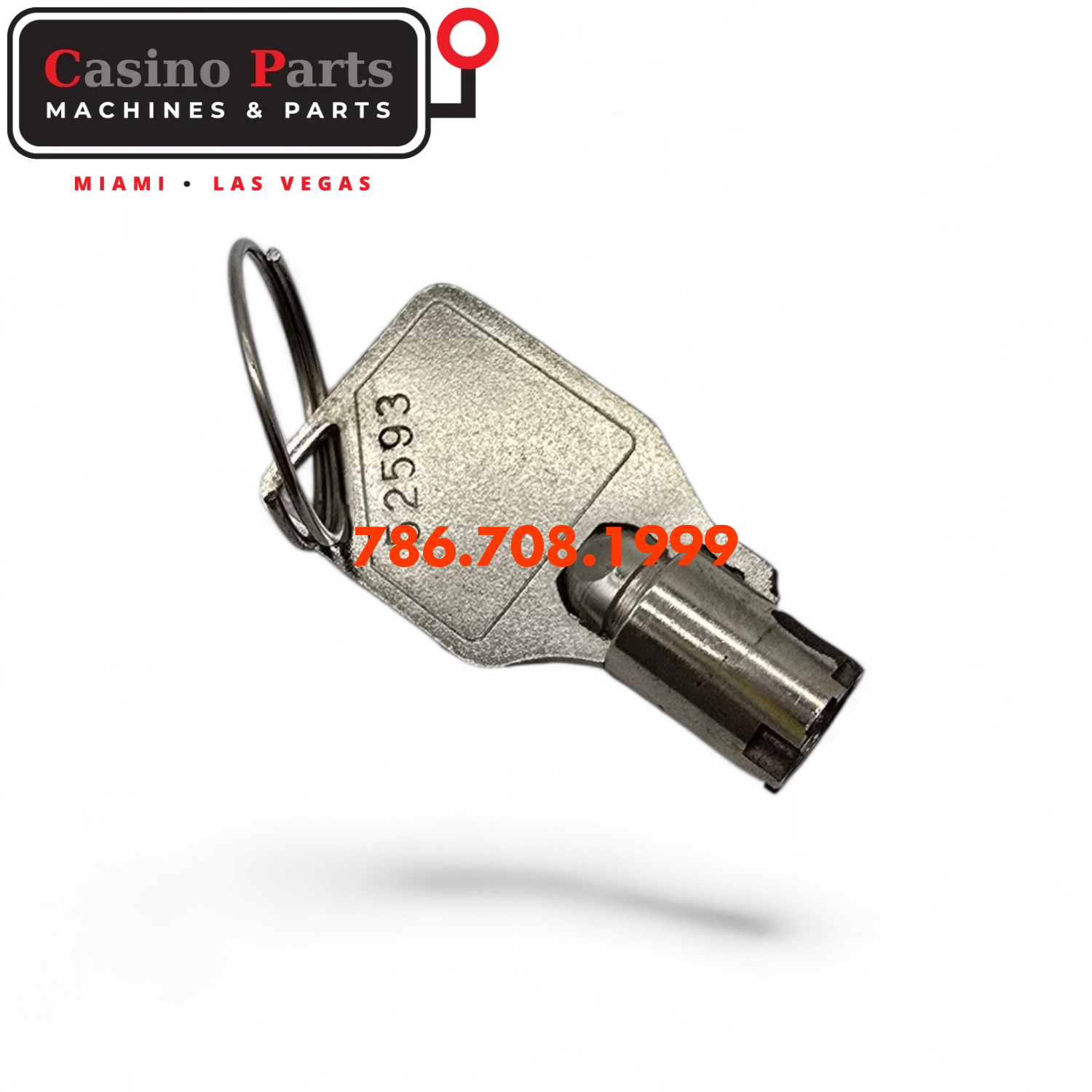 Key Round Barrel Code 52593 Key