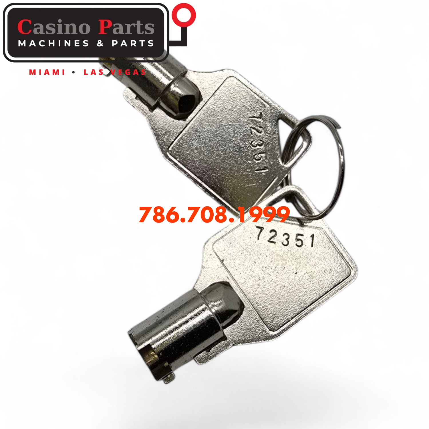 Key Round Barrel Code 72351 Key