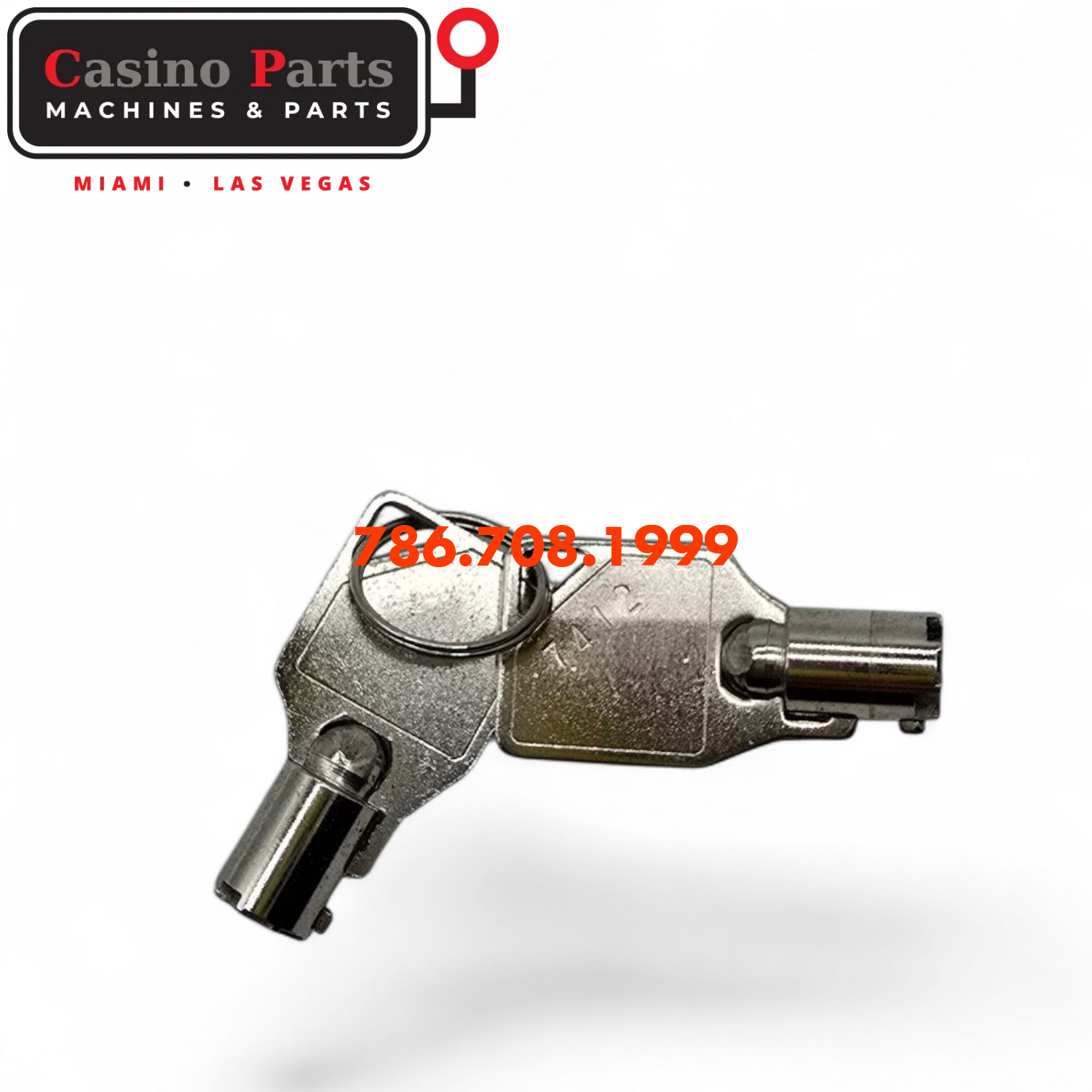 Key Round Barrel Code 7412 Key