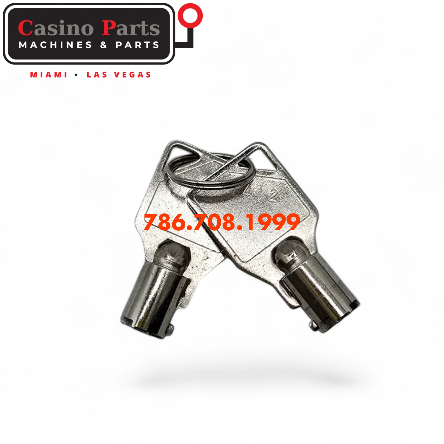 Key Round Barrel Code 7412 Key