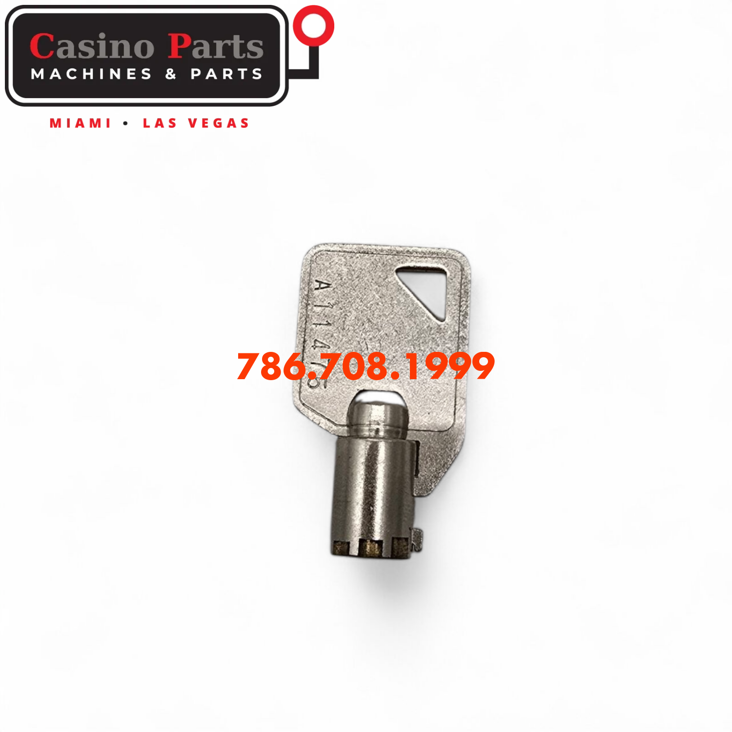 Key Round Barrel Code A11475 Key