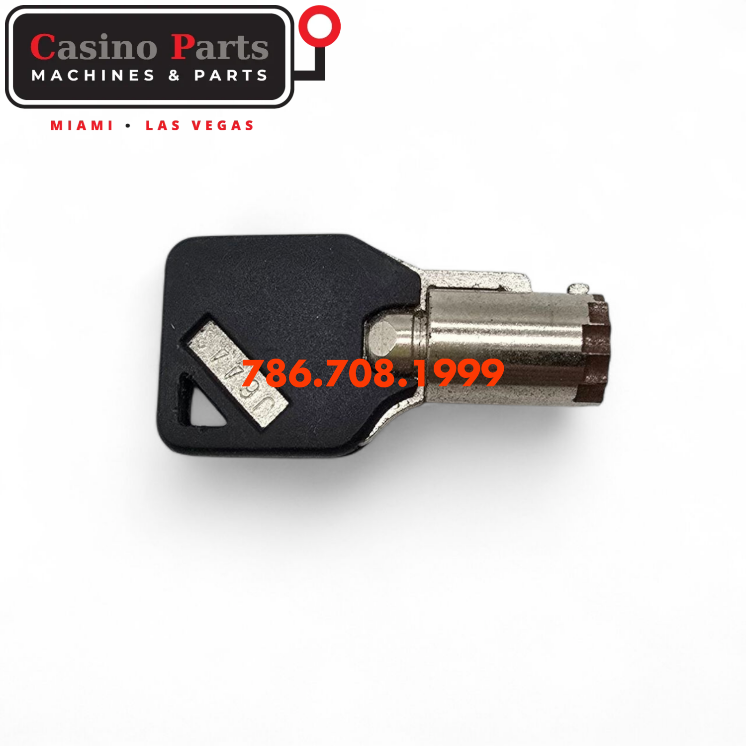 Key Round Barrel Code J6443 Key