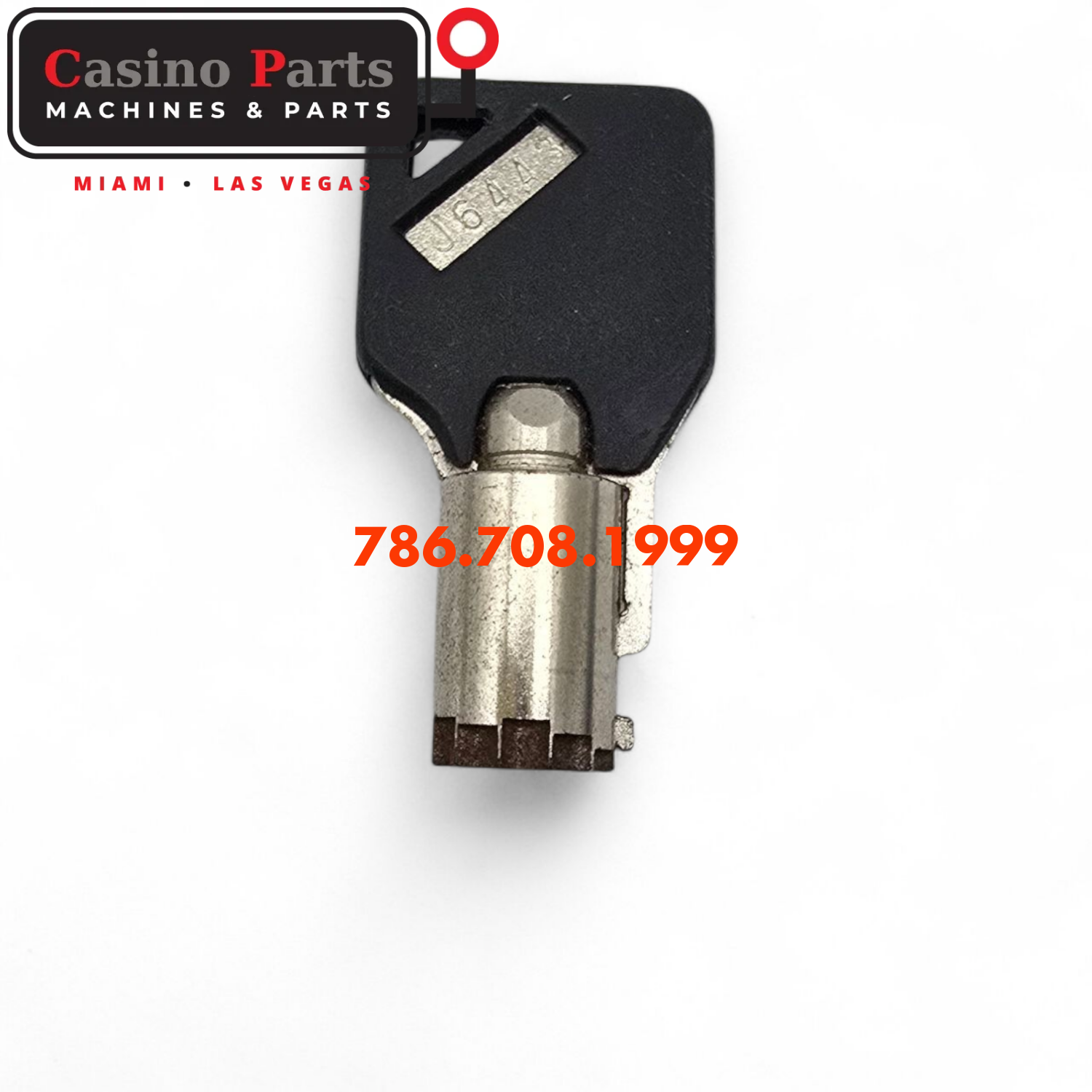 Key Round Barrel Code J6443 Key