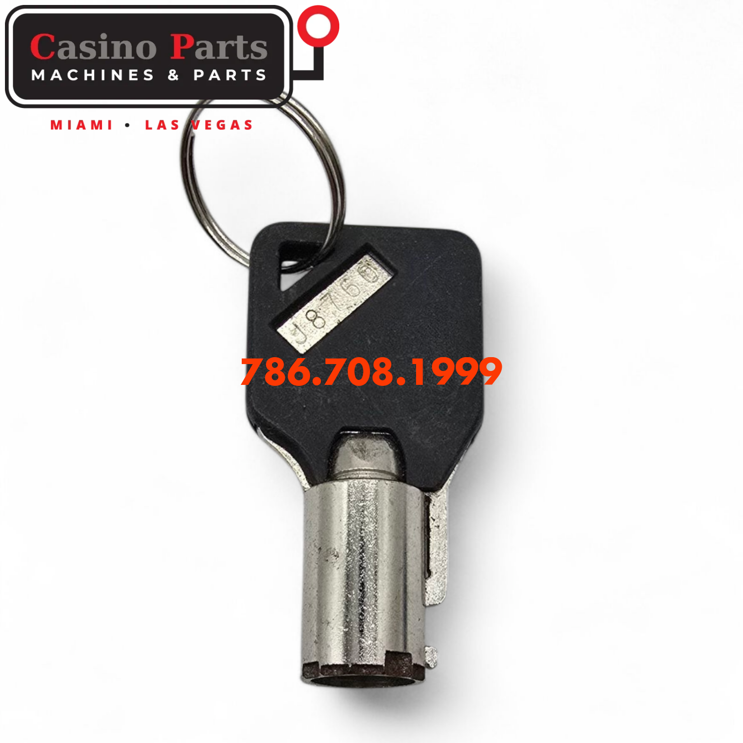 Key Round Barrel Code J8760 Key