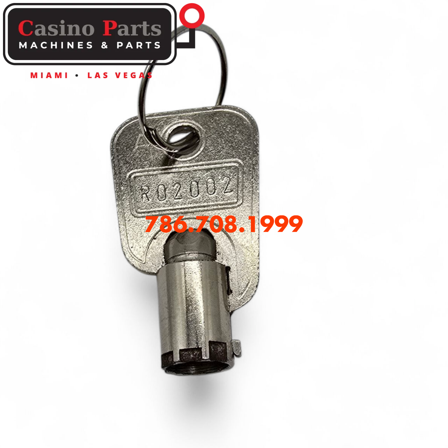 Key Round Barrel Code R 02002 Key