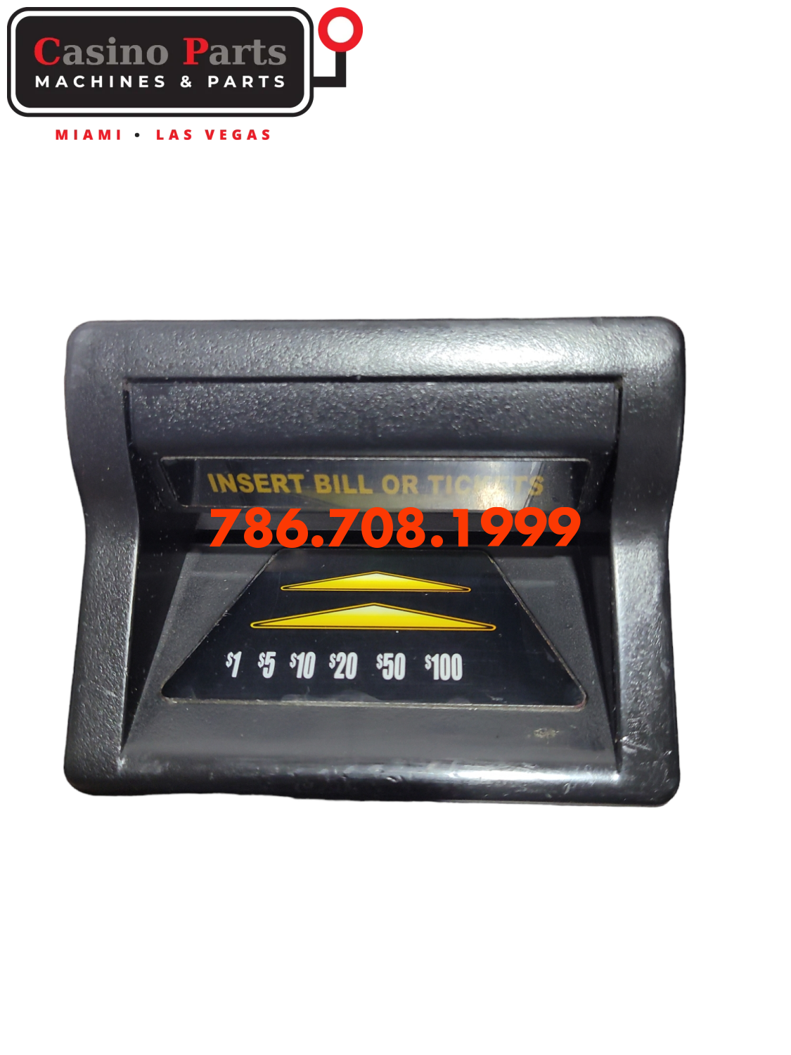 Bezel Konami ( Insert Bill Or Tickets) Parts N° 310277