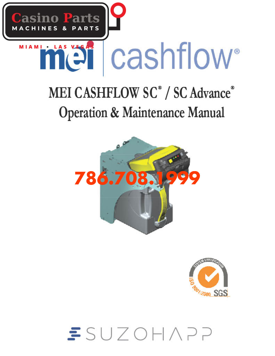 MEI CASHFLOW SC® / SC Advance Operation & Maintenance Manual Manuals (Digital Download)