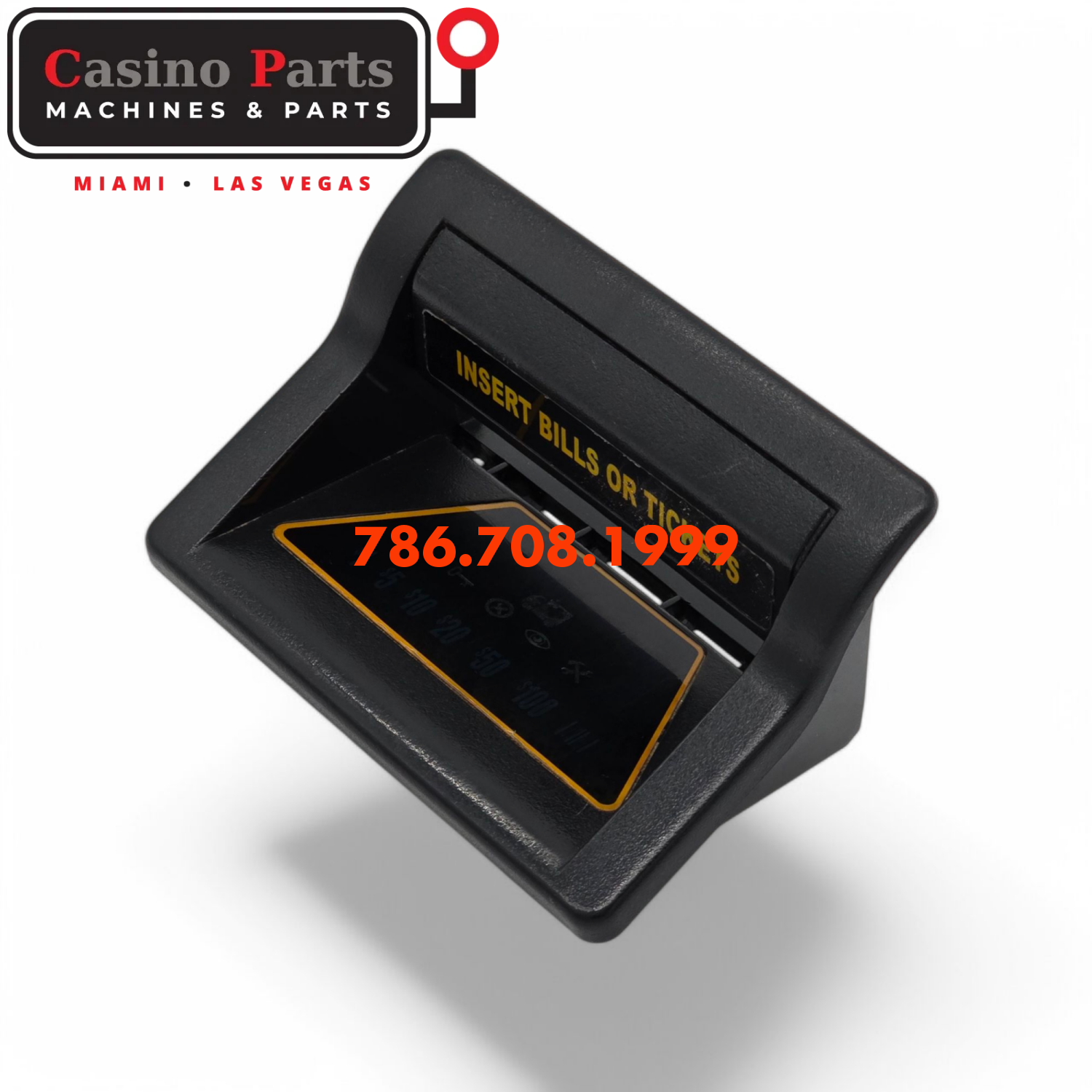 KONAMI PODIUM DOOR BEZEL BILL FOR VALIDATOR Bezels-Door