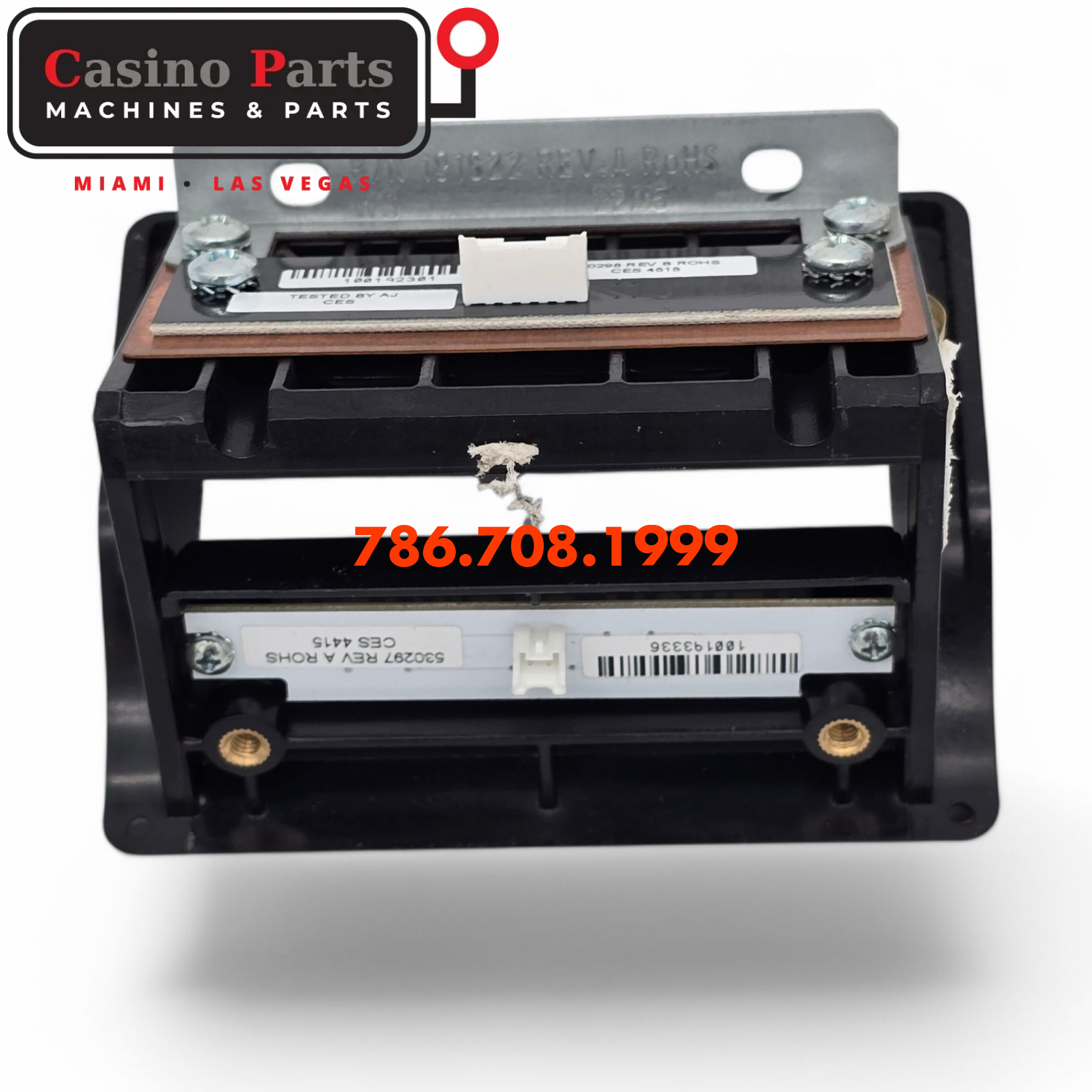 KONAMI PODIUM KP3 Door Bezel ticket Printer Bezels-Ticket Printer