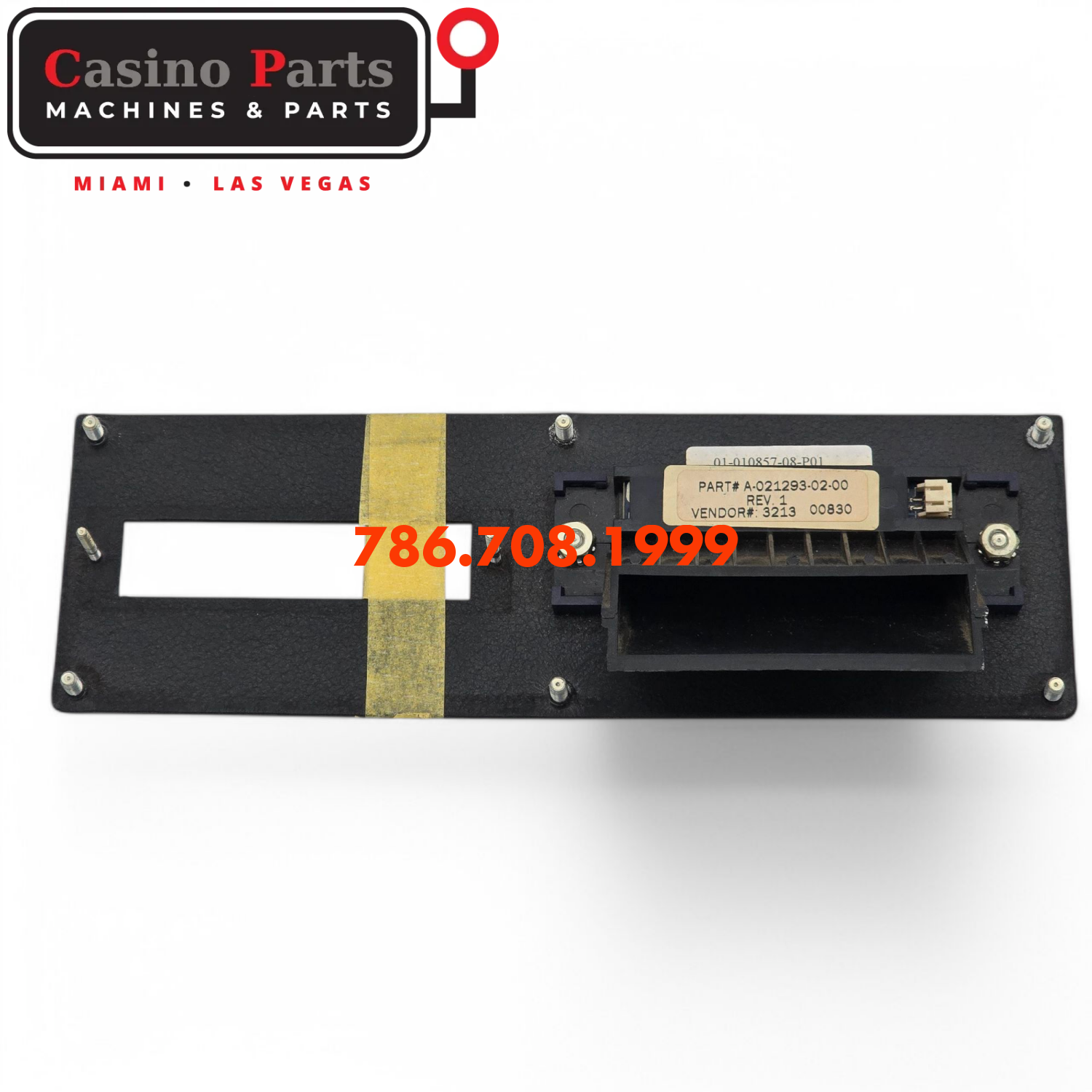 WMS BB2 BB2E Ticket Printer Bezel with metal Plate Bezels-Ticket Printer