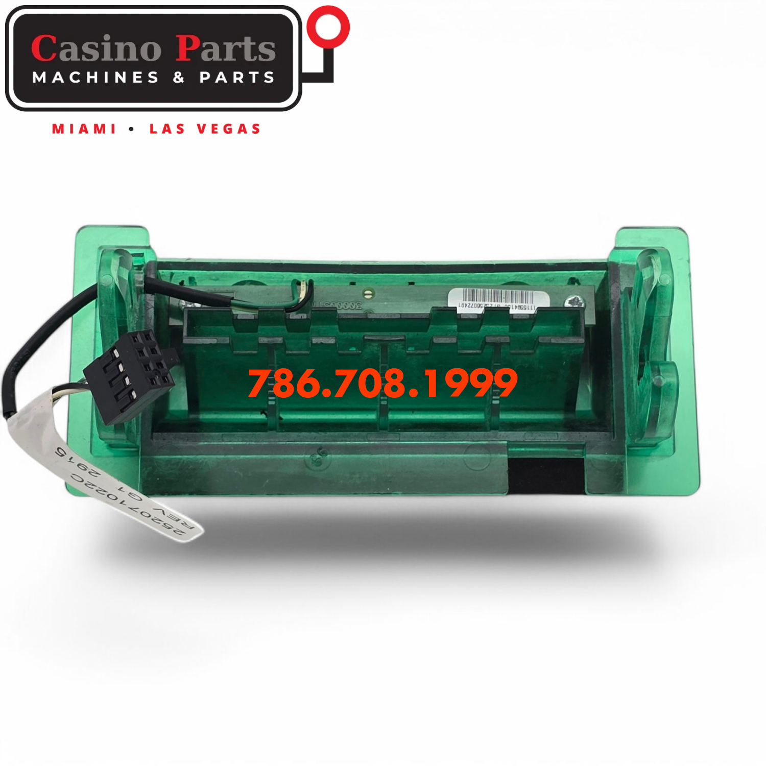 Wms BB 2 MEI Bill Validator Bezel for MEI SC 66 and SCN 66