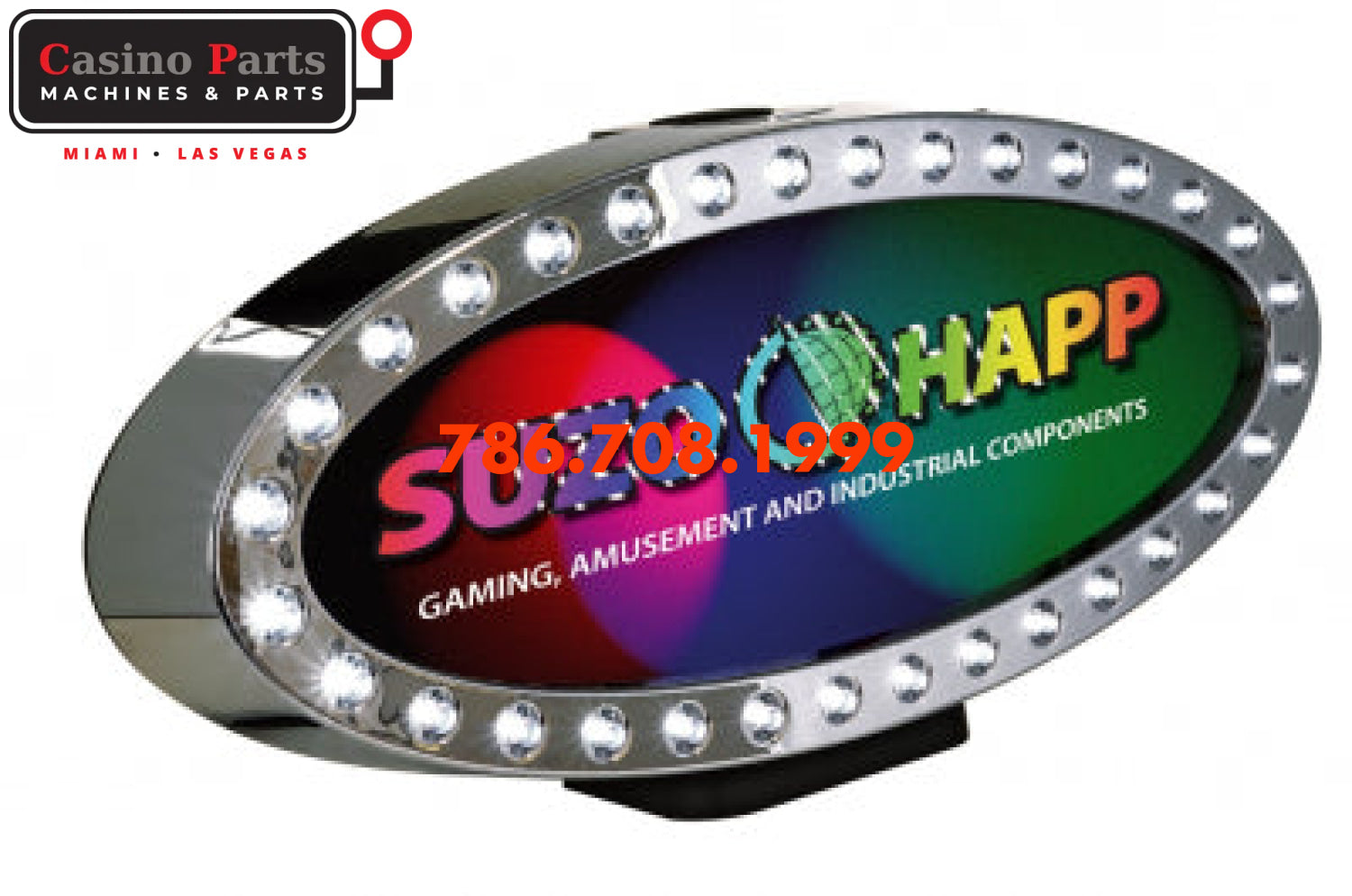 WMS BB2 Xenon Led Topper - Chrome Toppers