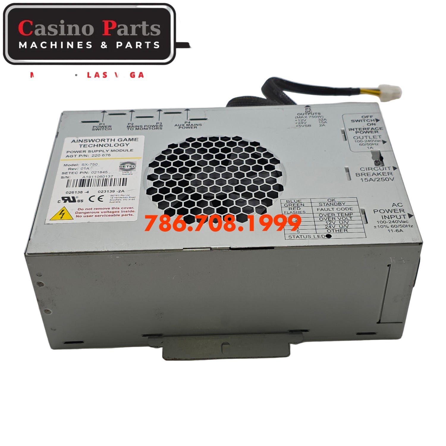 Ainsworth A600 / A640 Power Supply Power Supplies