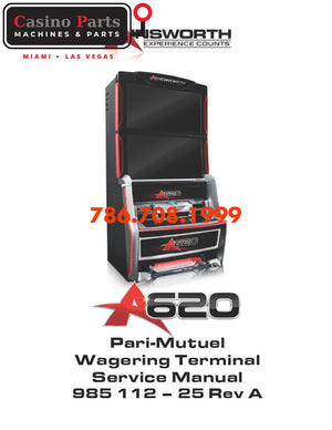 Ainsworth A620 Pari-Mutuel Wagering Terminal Service Manual
