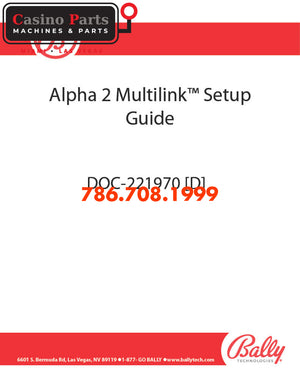 Bally Alpha 2 Multilink Setup Guide