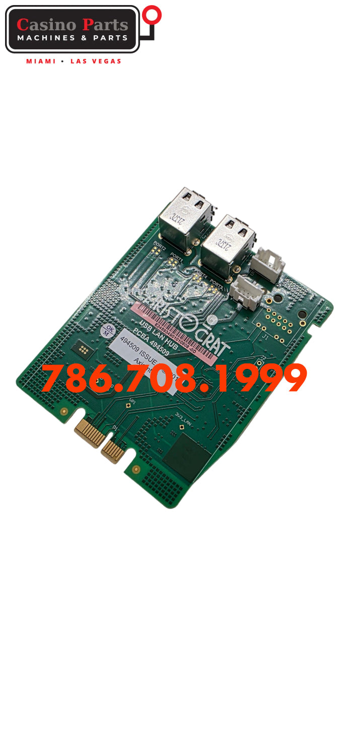 Aristocrat Marsx PCBA-Gen 9 USB Lan Hub Backplanes