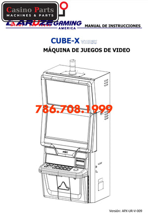 Aruze Cube X Manual de Instrucciones