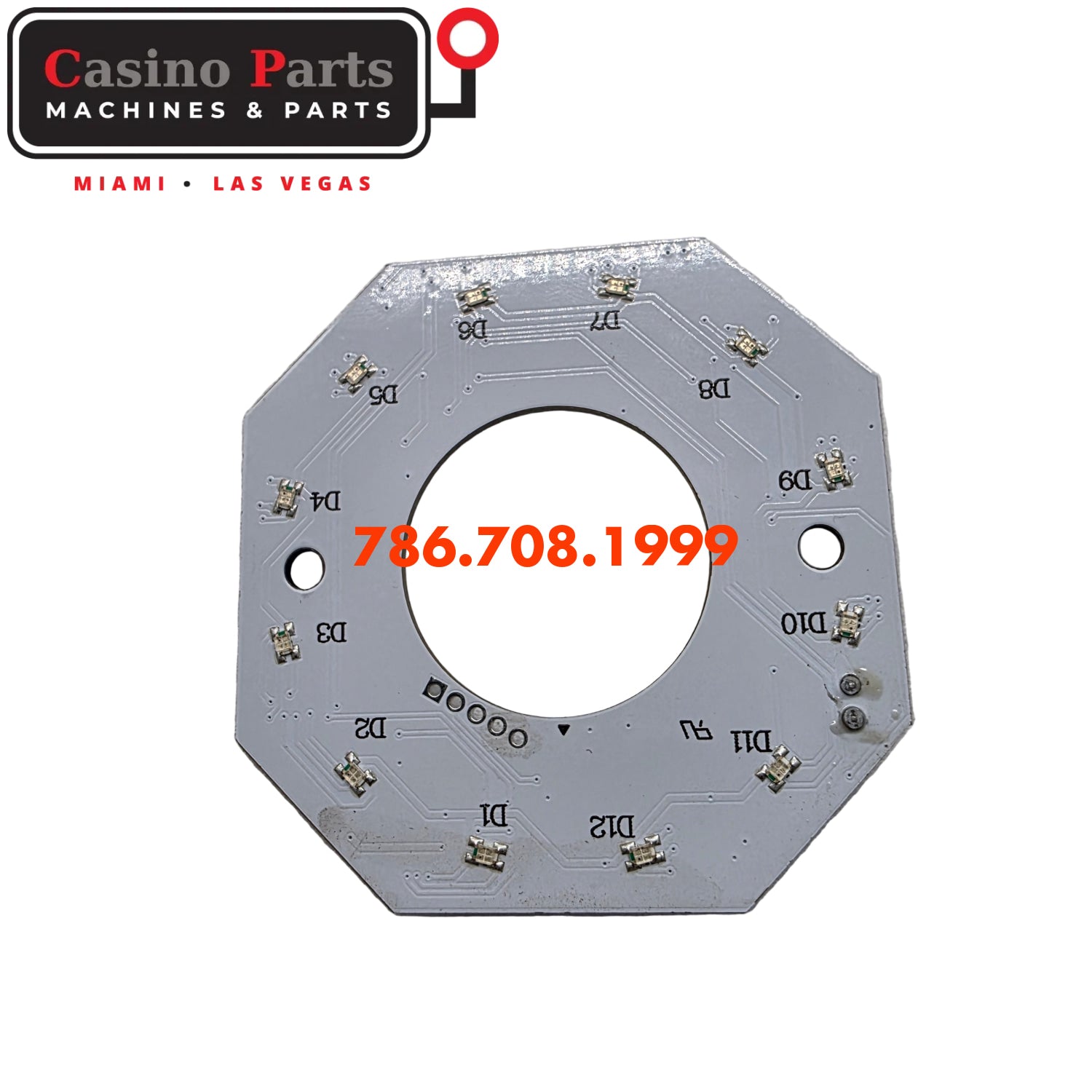 IGT Crystal Oval PCB for Button Replacement Button