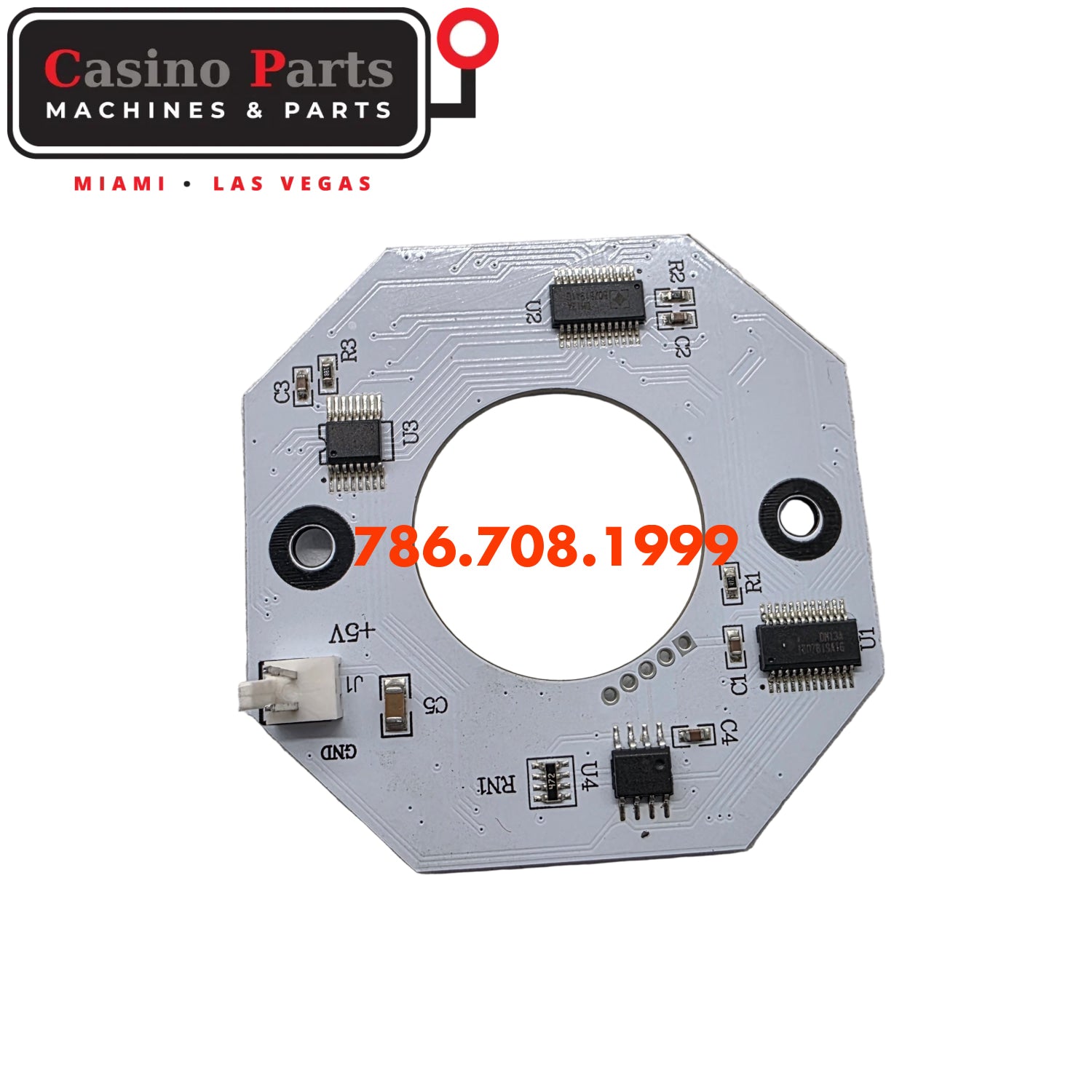 IGT Crystal Oval PCB for Button Replacement Button