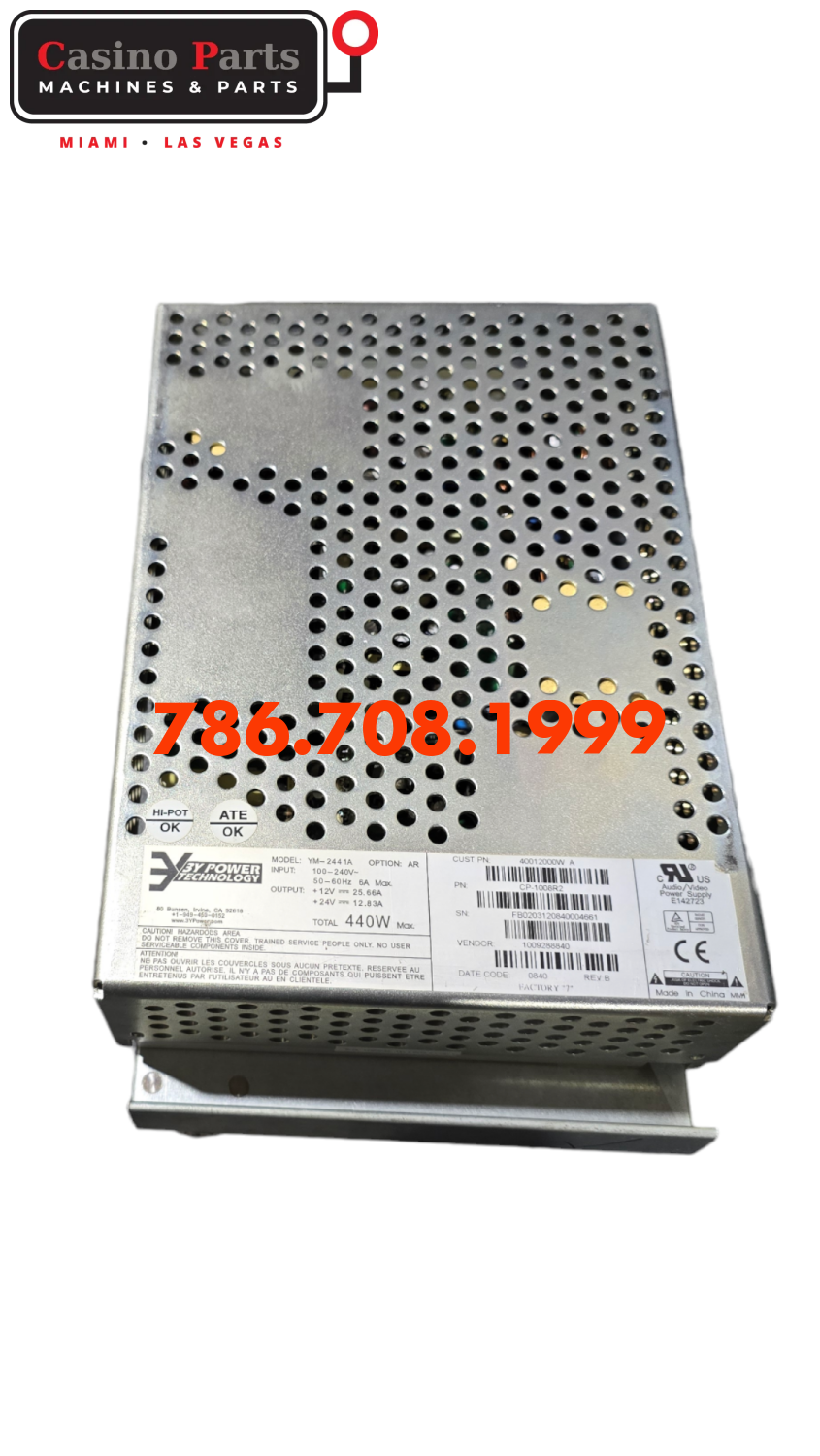 Igt Avp - 440W Power Supply Supplies