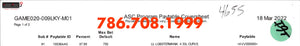 IGT Curve Lobstermania 4 30 Line Paytable Coversheet