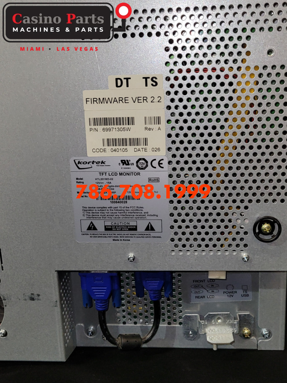 Igt G20 Mld Ktl201Md-02 Monitors
