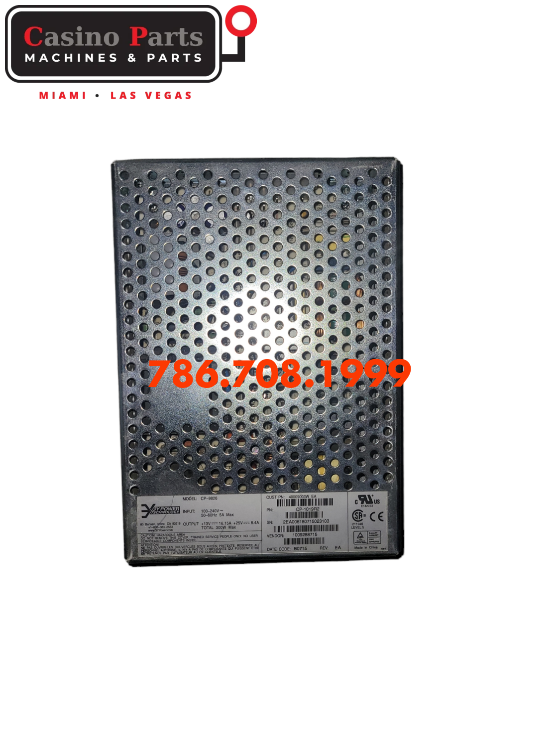 Igt S2000/G20 Power Supply 300W