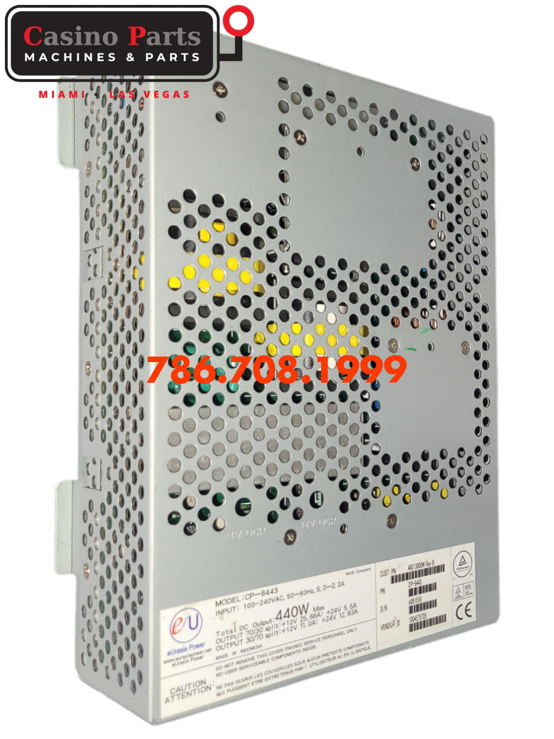 Igt Ultra - Crystal Curve 4D Power Supply 440W Supplies