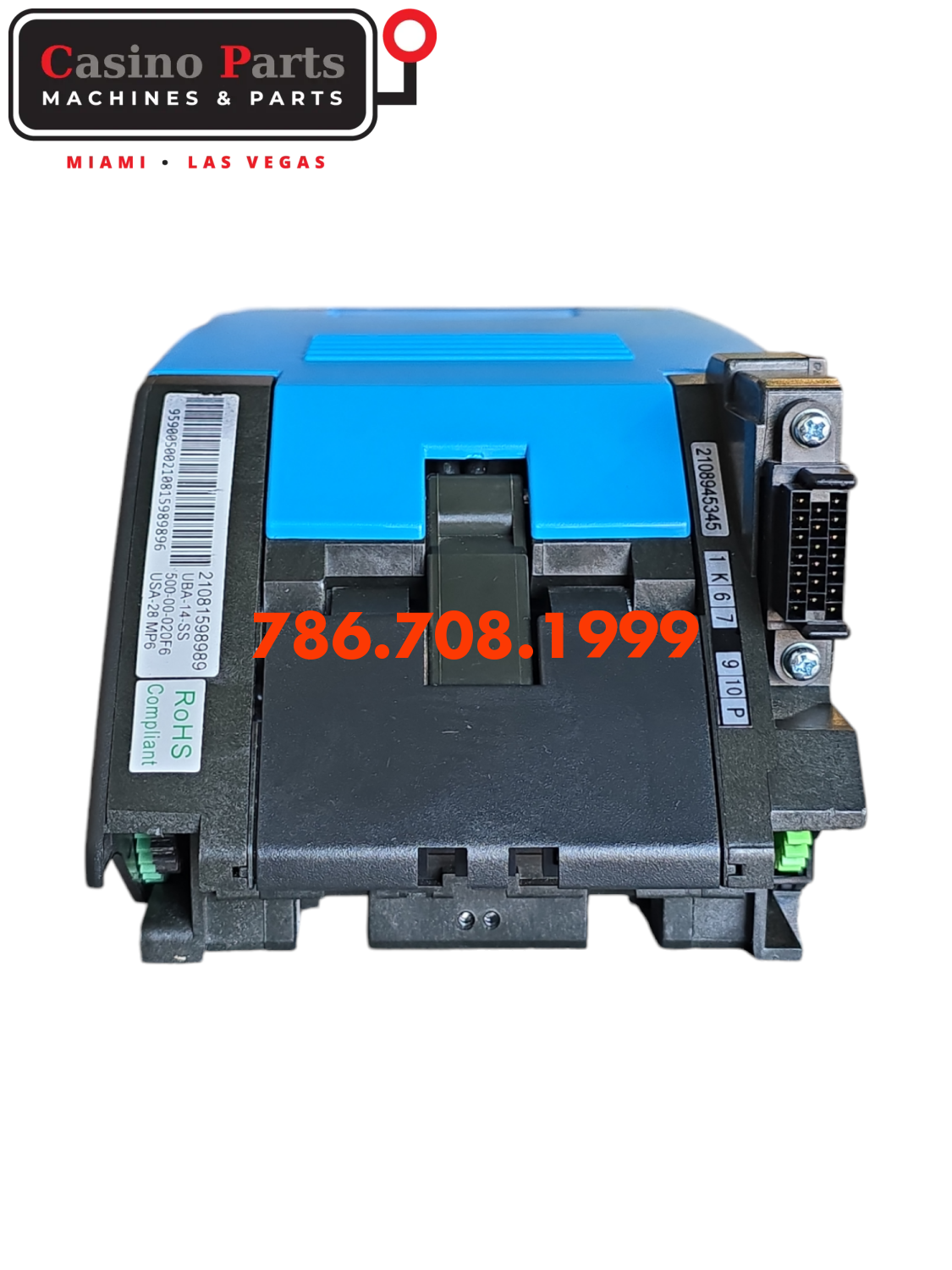 Jcm Uba-14 Pin- Head Only Bill Validators