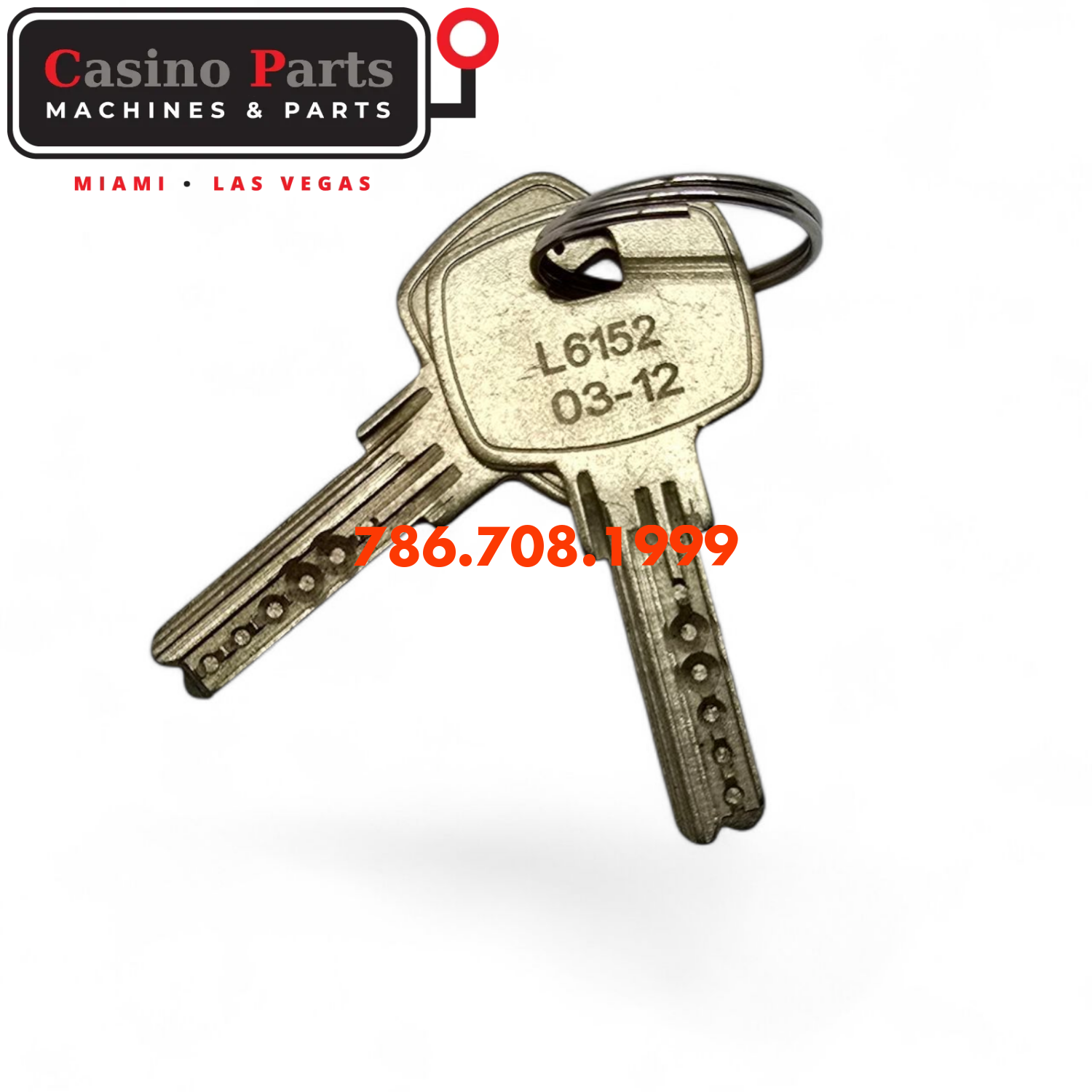 Key Flat Barrel Code L6152 Key