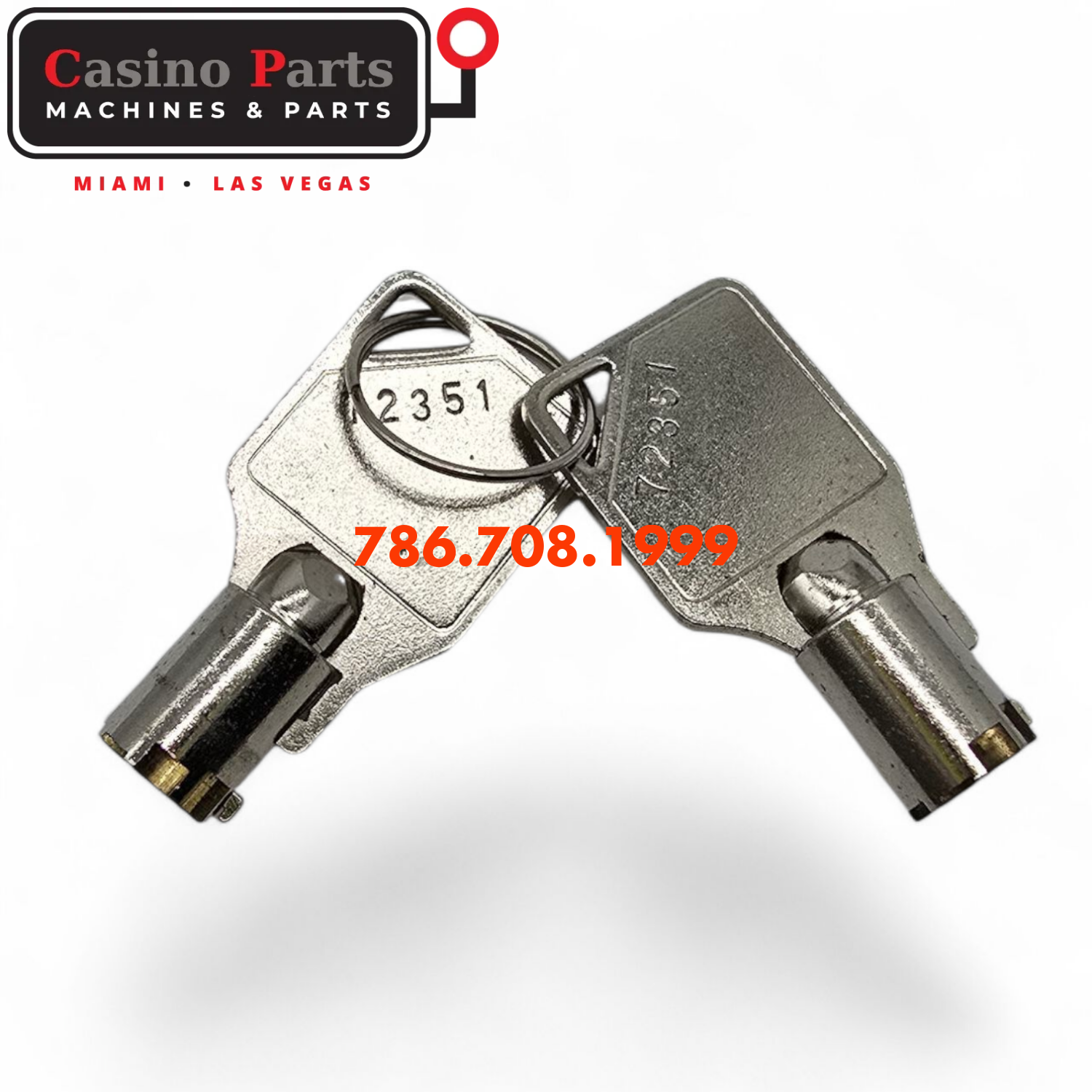 Key Round Barrel Code 72351 Key