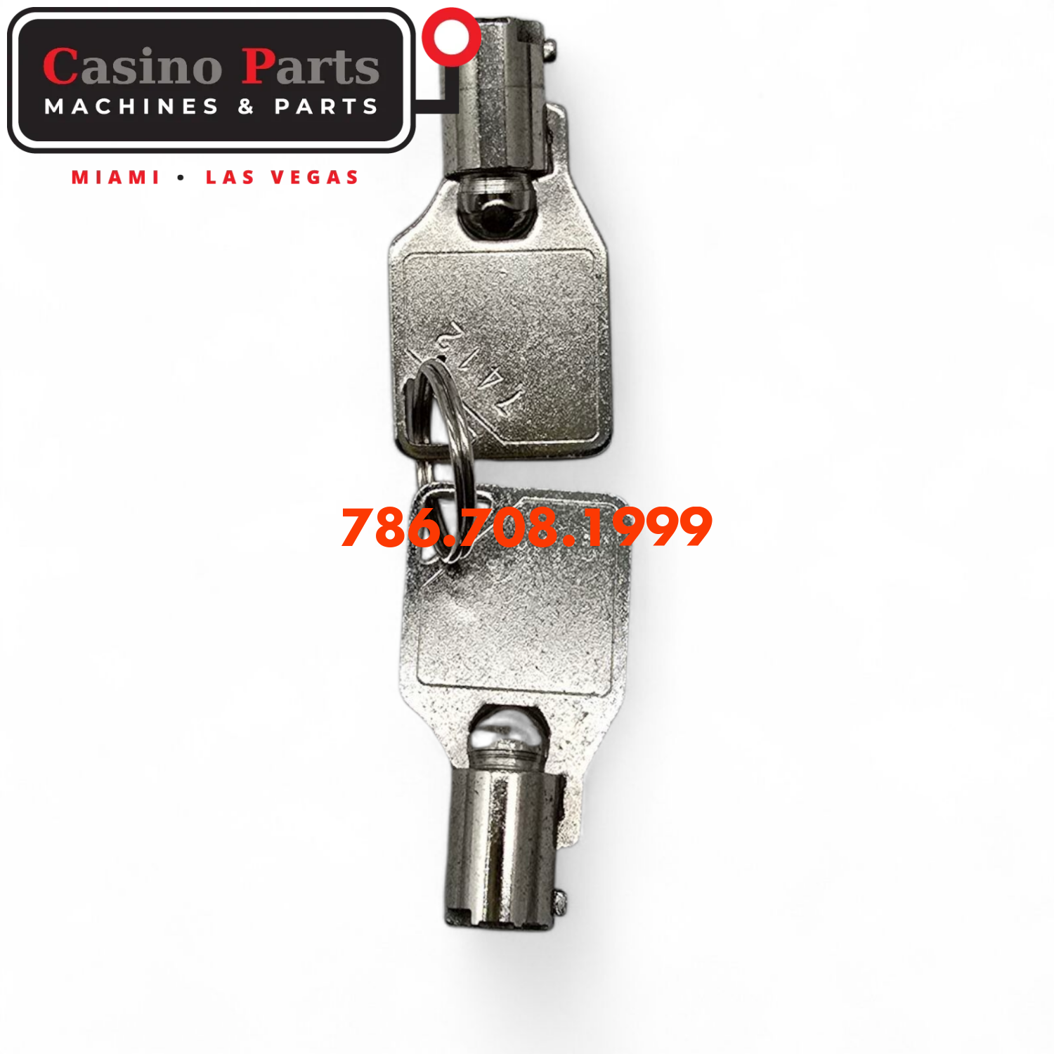 Key Round Barrel Code 7412 Key