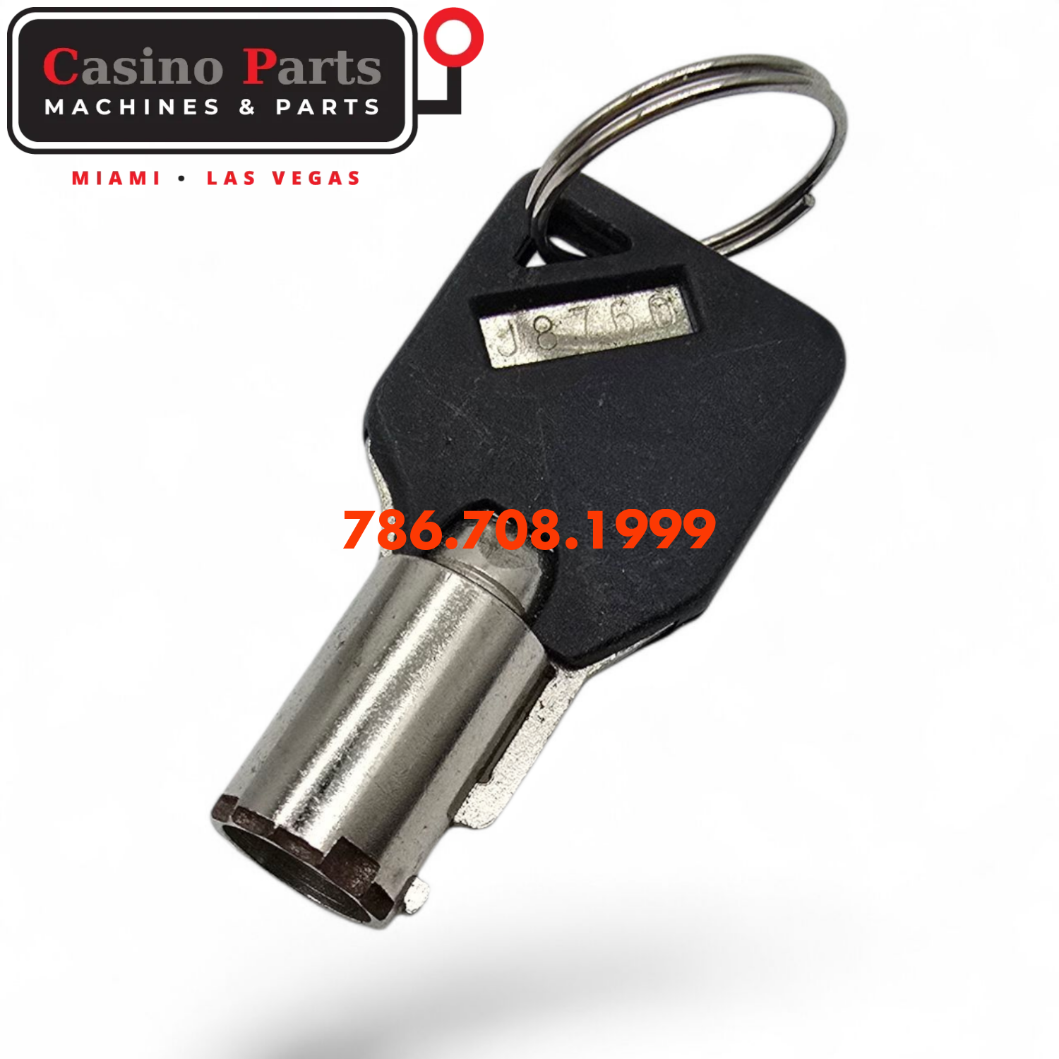 Key Round Barrel Code J8760 Key