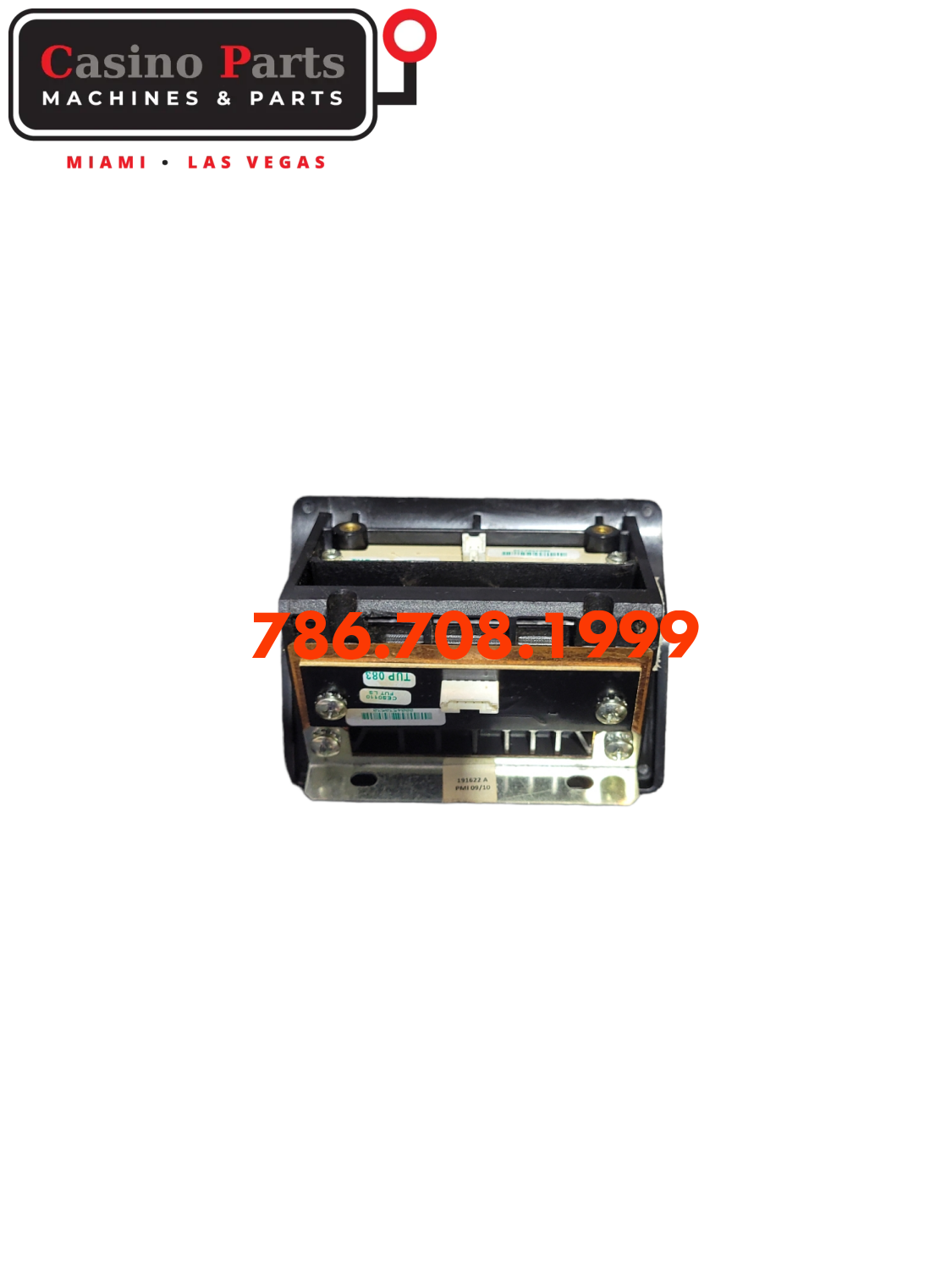 Bezel Konami ( Insert Bill Or Tickets) Parts N° 310277